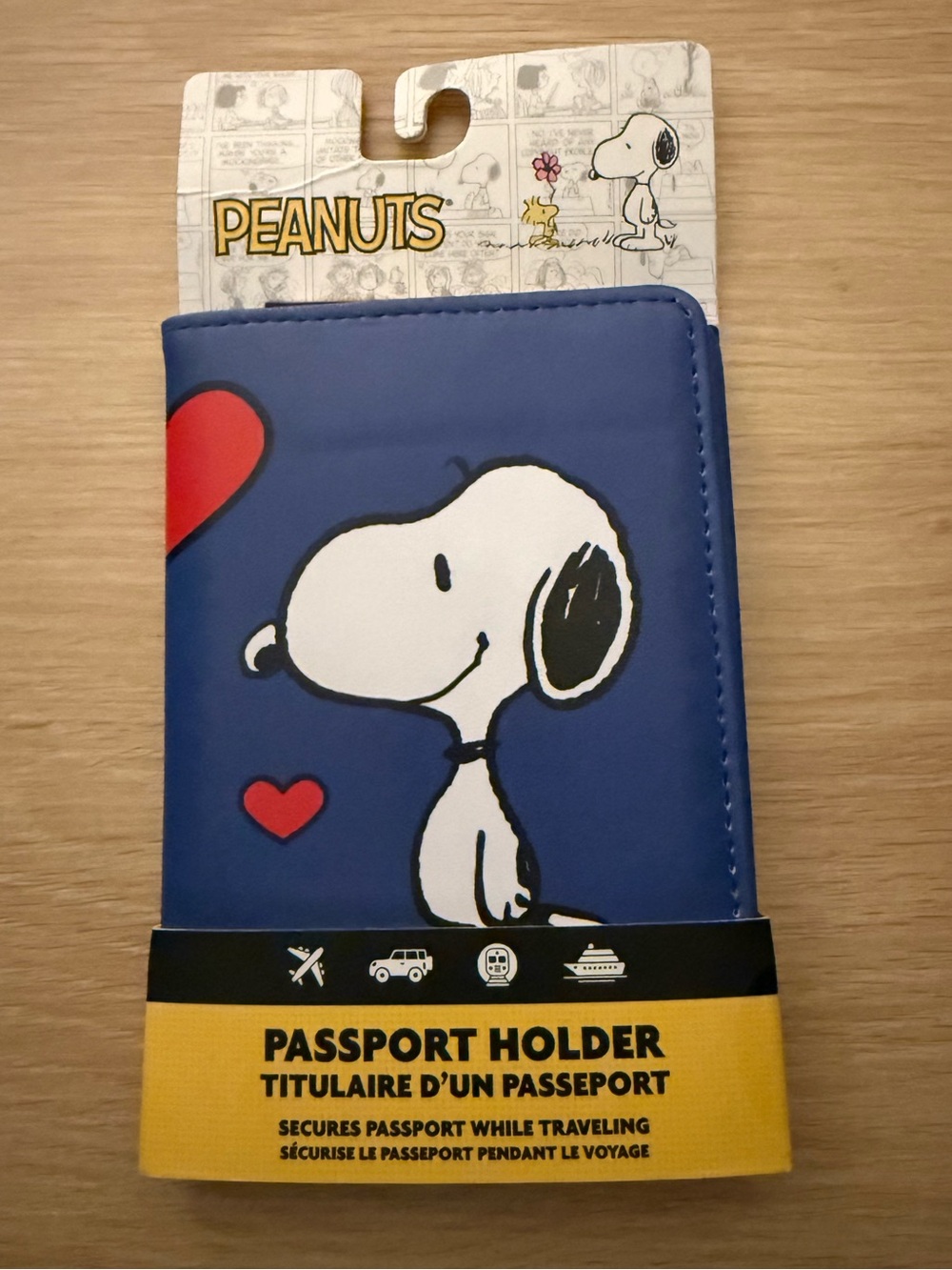 Peanuts Passport Holder / Snoopy Passport Holder - Picture 2 of 4